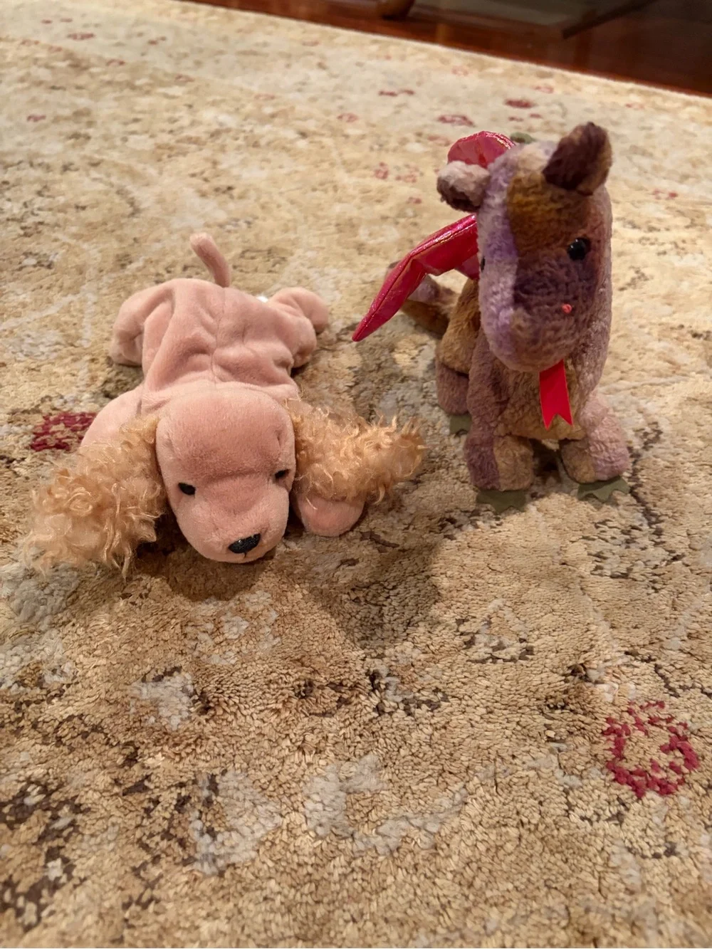 Ty beanie babies Scorch & Spunky plushies classic childhood memories